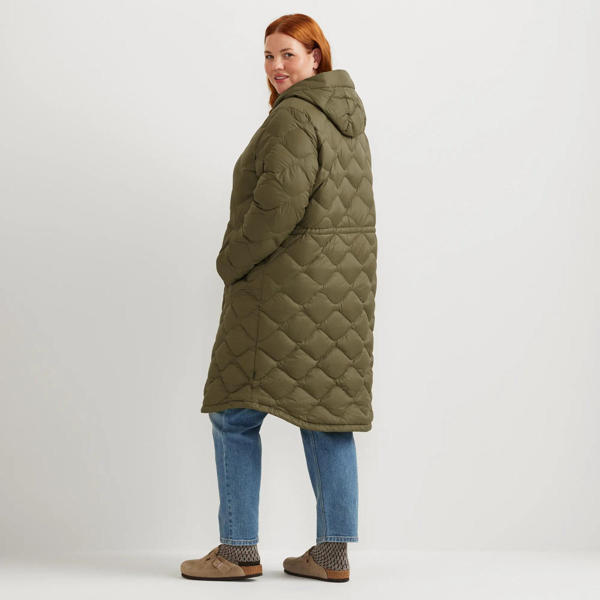 Women's Shaw Down Hooded Parka-Alder-Plus-13