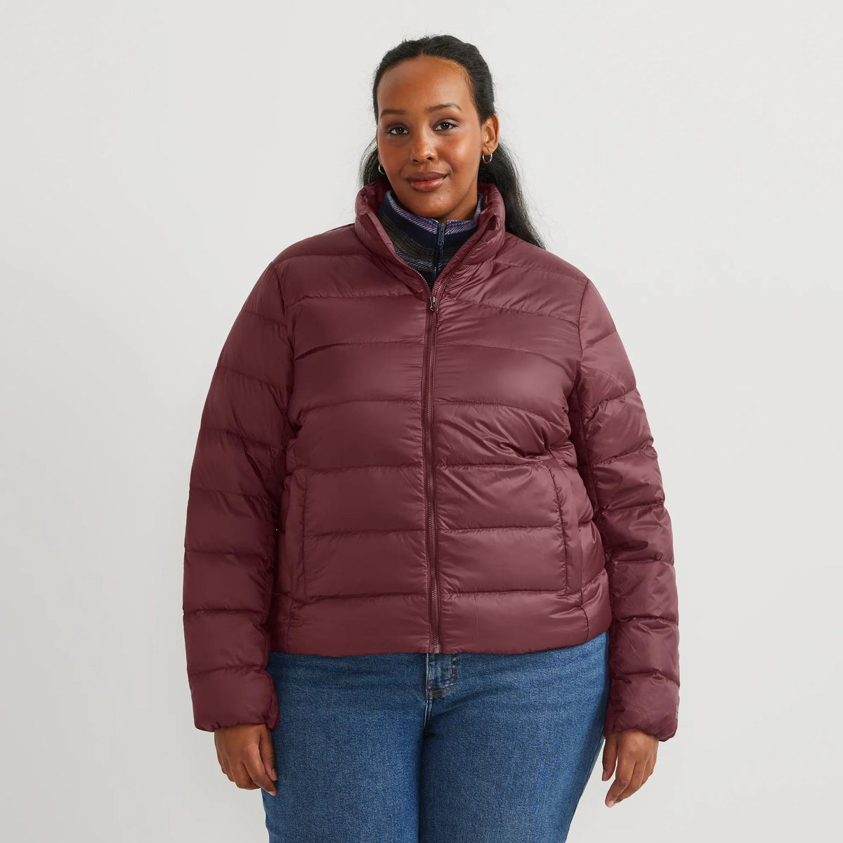 Women's CirrusLite Down Jacket-Black Cherry-Plus-5