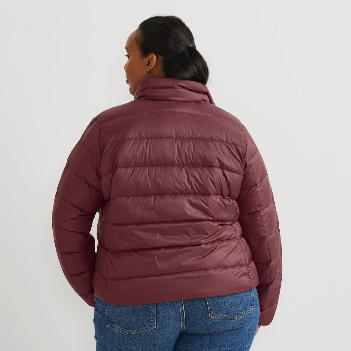 Women's CirrusLite Down Jacket-Black Cherry-Plus-13