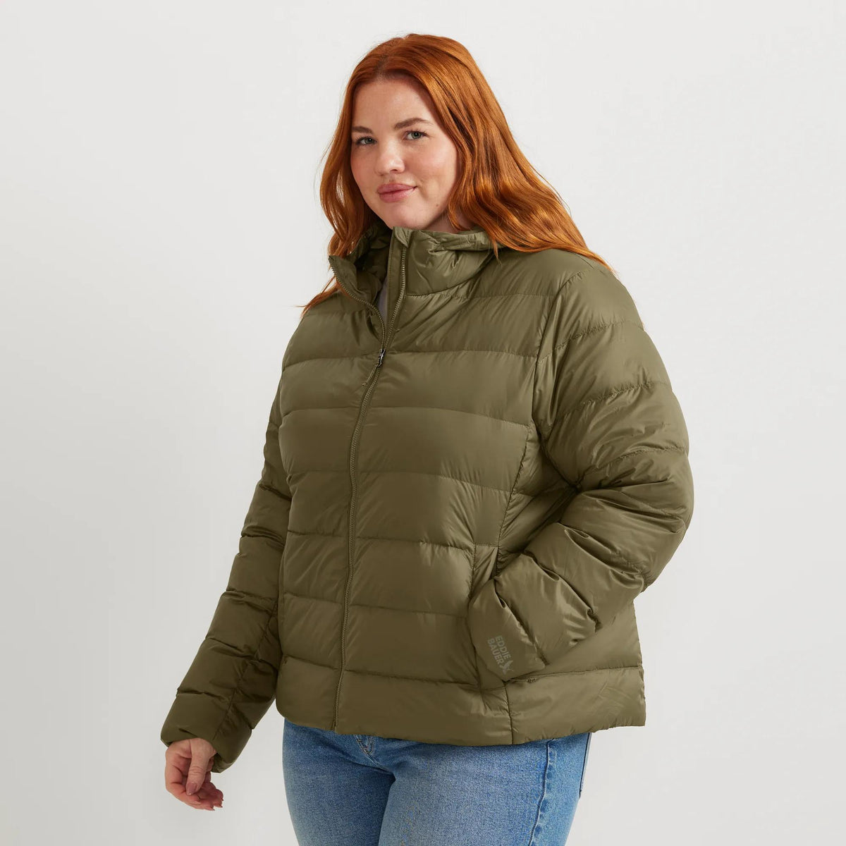 Women's CirrusLite Down Hoodie-Alder-Plus-1