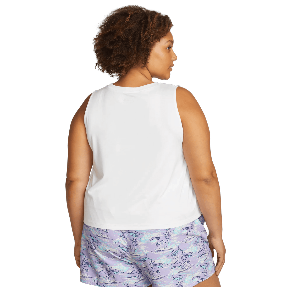 Women's Surreal Travel Tank-White-Plus-7