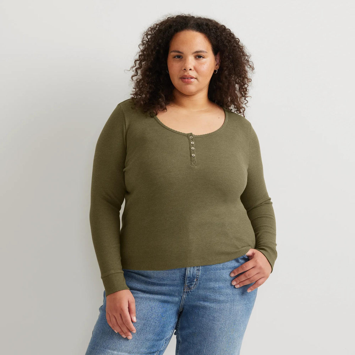 Women's Infinity Thermal Henley-Alder-Plus-19