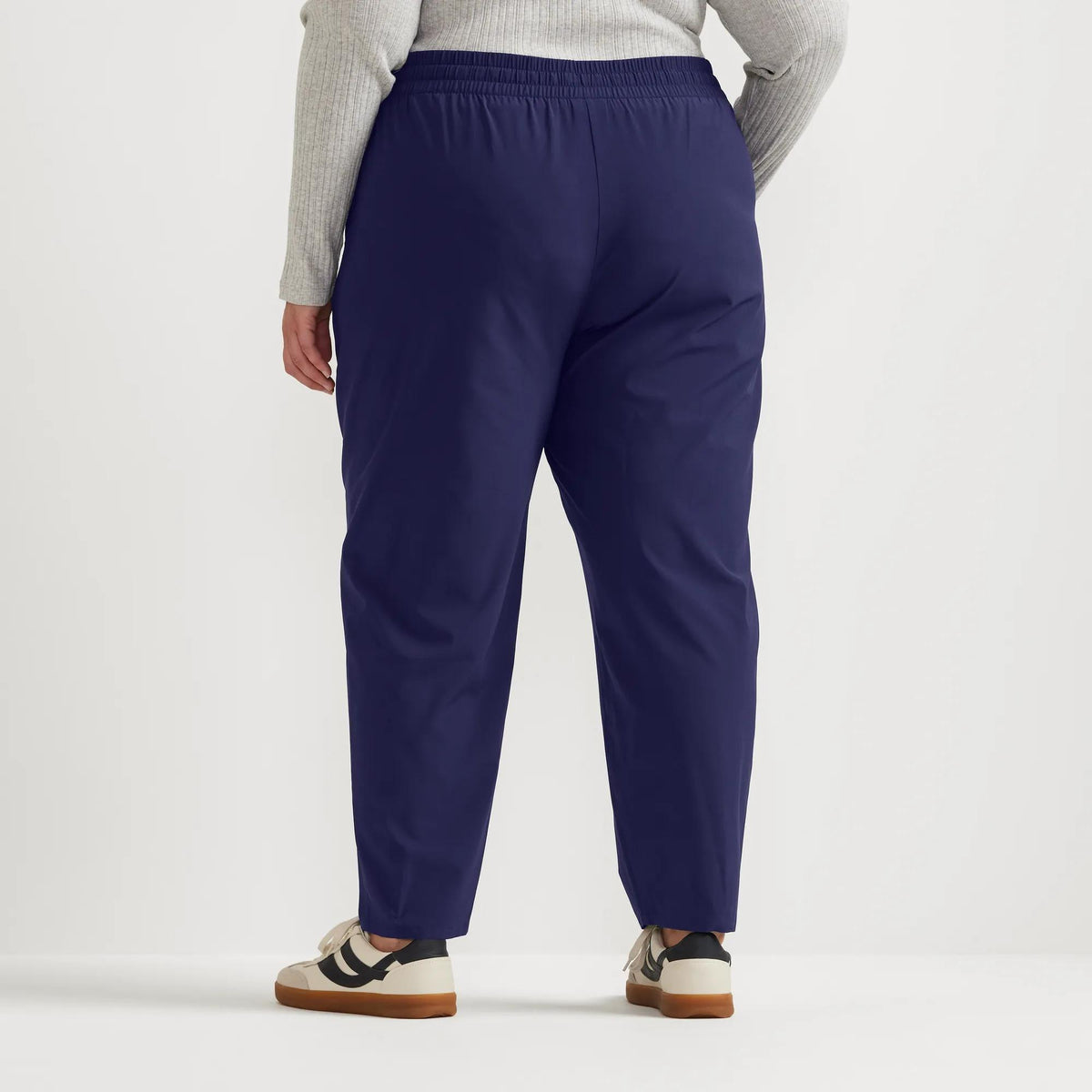 Women's Departure Stretch Tie-Front Ankle Pants-Atlantic-Plus-8