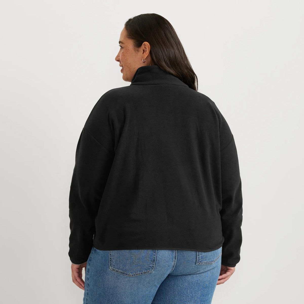 Women's Quest Fleece 2.0 Full-Zip Jacket-Black-Plus-4