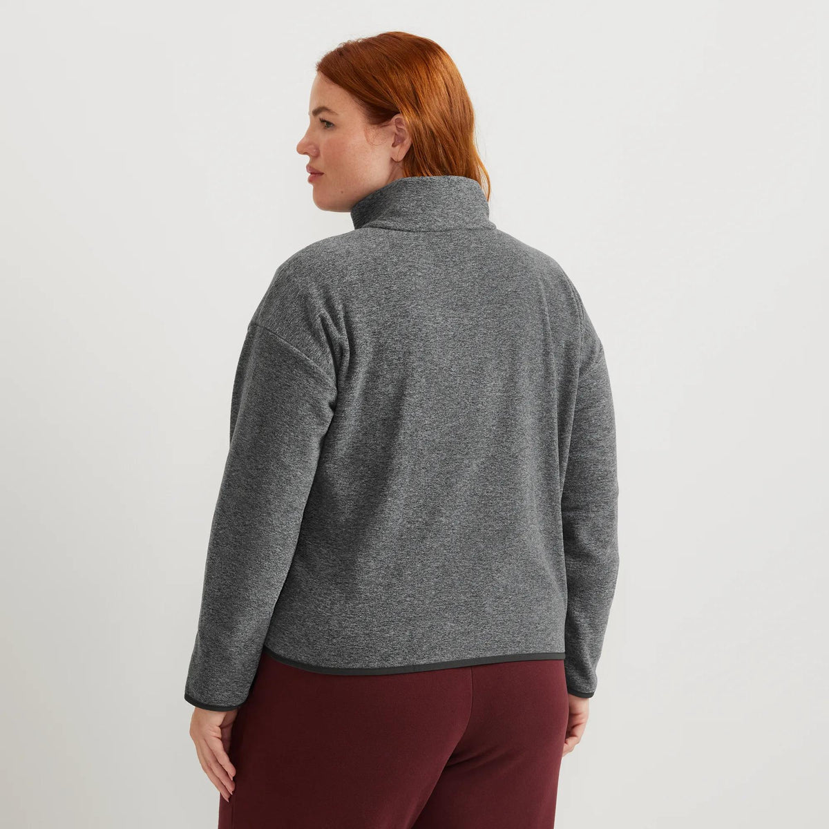 Women's Quest Fleece 2.0 Full-Zip Jacket-Charcoal Htr-Plus-12