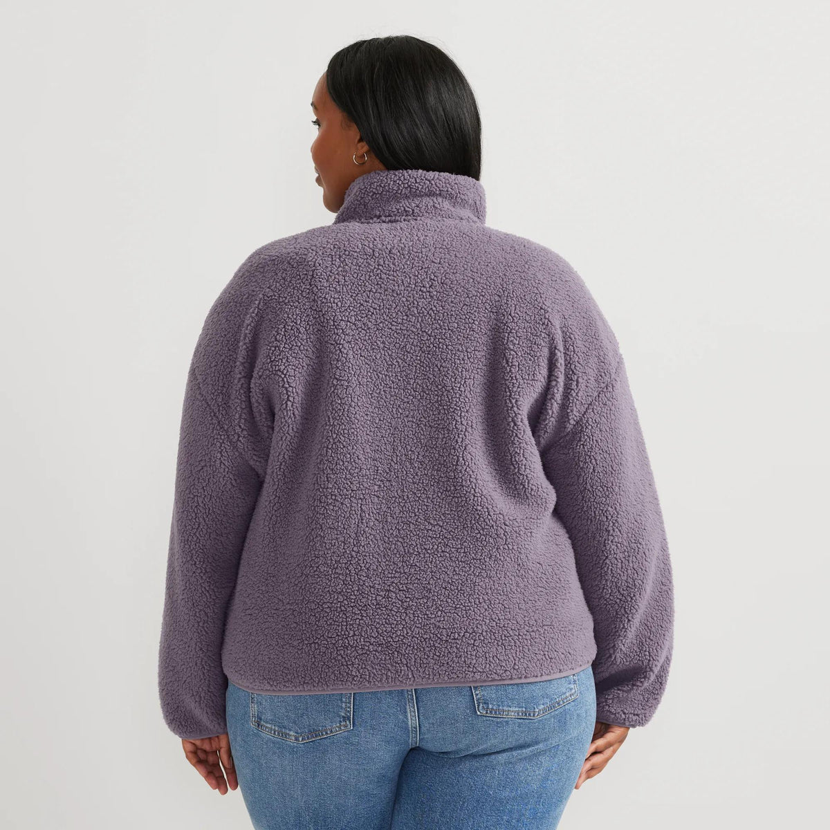 Women's Chill Out Fleece Full-Zip Jacket-Thistle-Plus-14