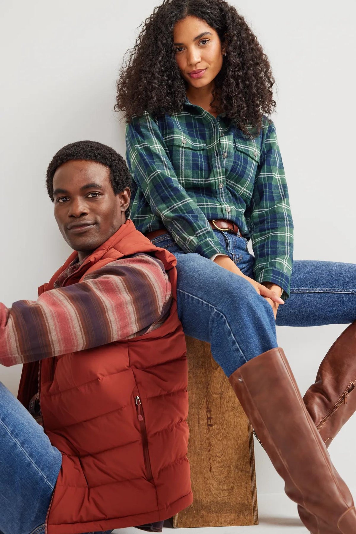 Men's Eddie's Favorite Classic Fit Flannel - Pattern-Clay-Regular-25