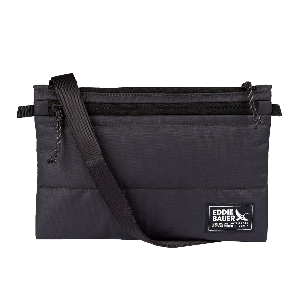 Ripstop Puffer Crossbody-Carbon-3