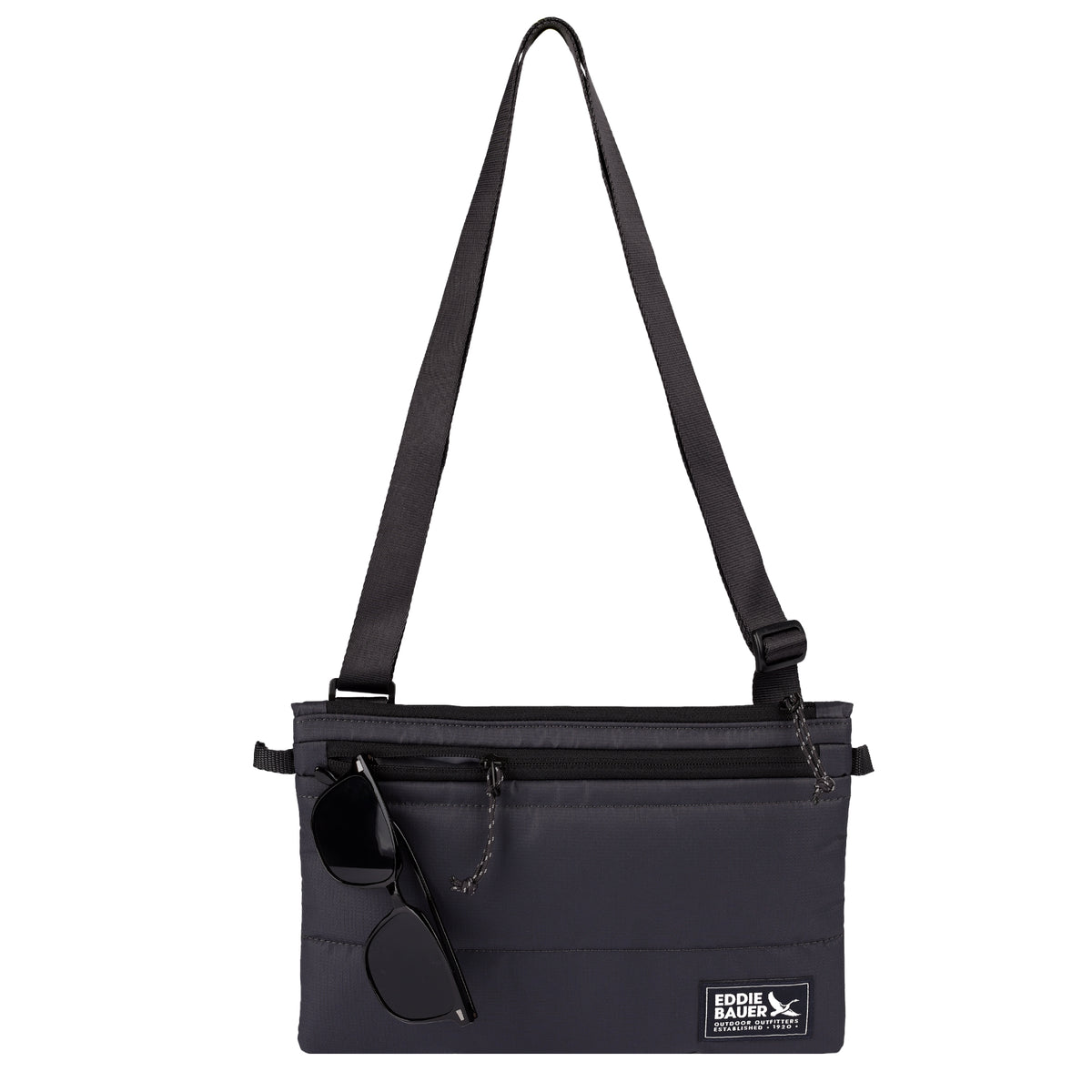 Ripstop Puffer Crossbody-Carbon-7