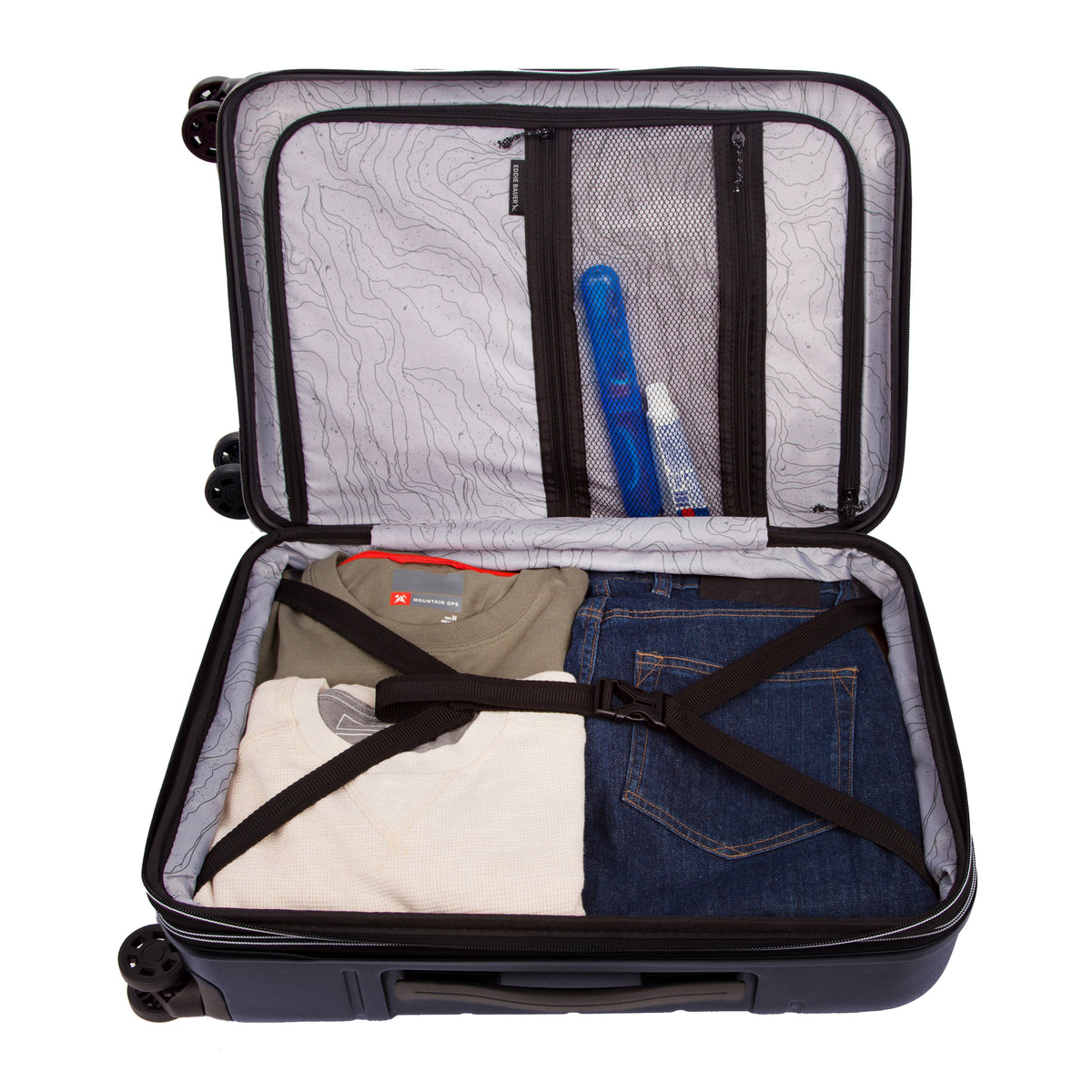 22" Glacier Pc/Abs Hardside Spinner-Storm-12