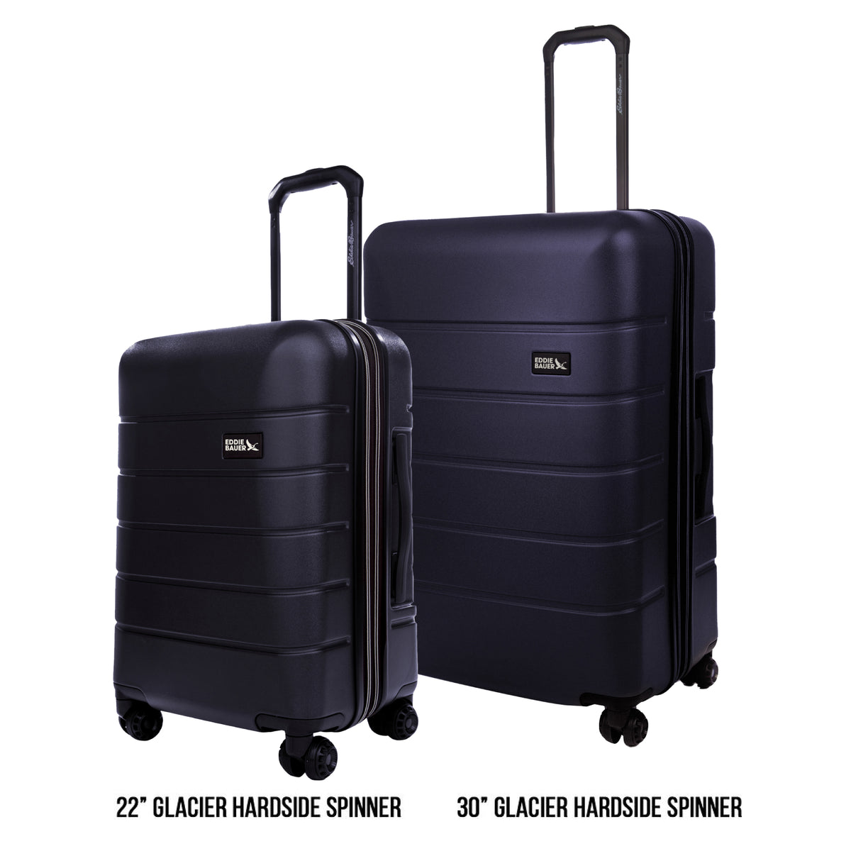 2 Pc Set Glacier Hardside Spinner (30" And 22")-Storm-6