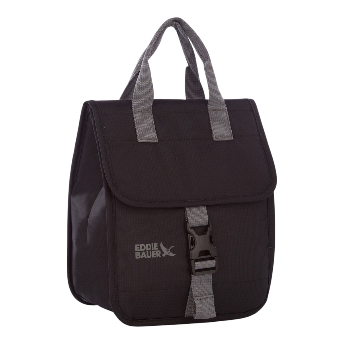 Fold-Over Lunch Bag-Black-2