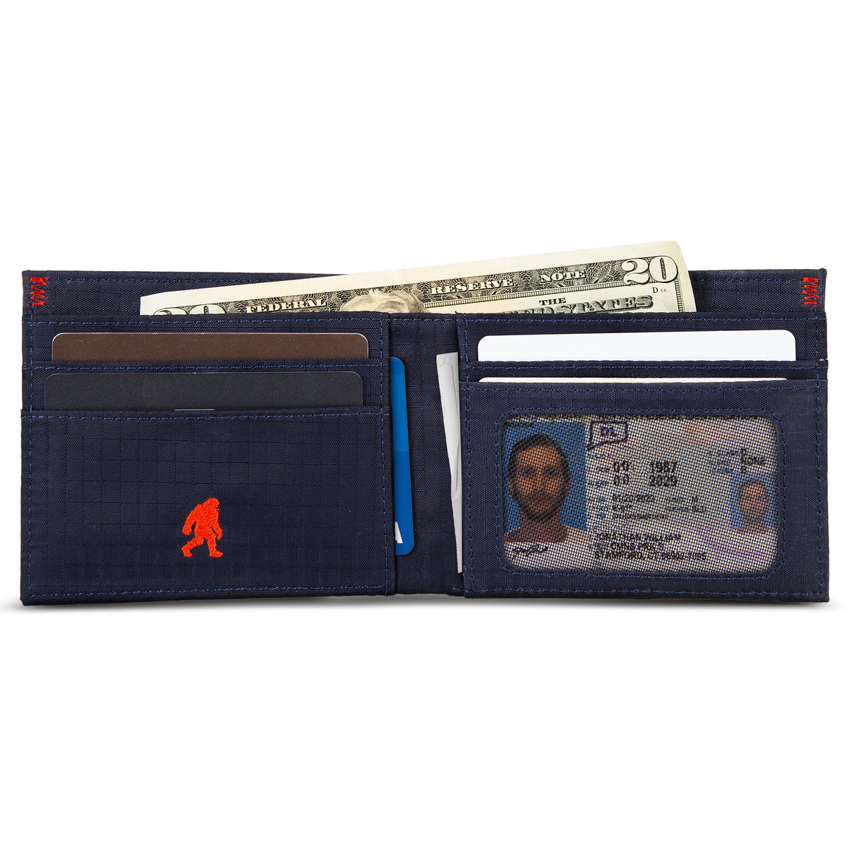 Companion Ripstop Nylon Bifold Wallet-Black-10