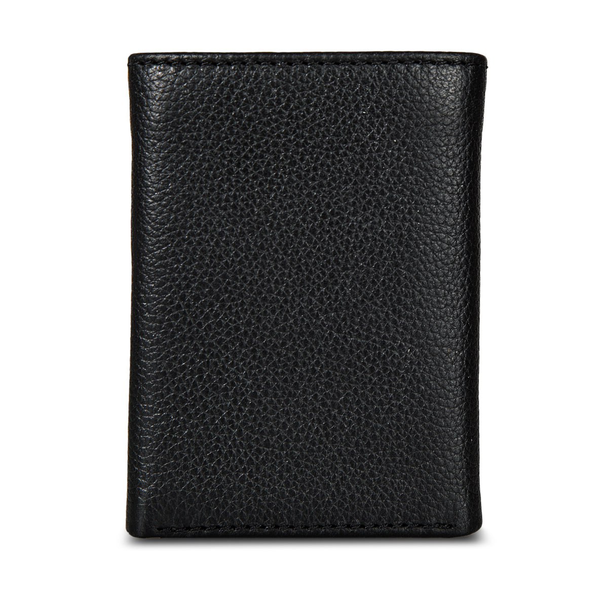 Eb Signature Logo Leather Trifold Wallet-Black-32