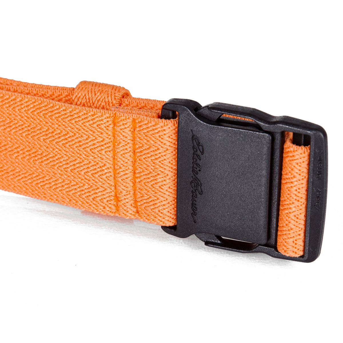 Trail Active Solid Stretch Webbing Belt-Orange-24