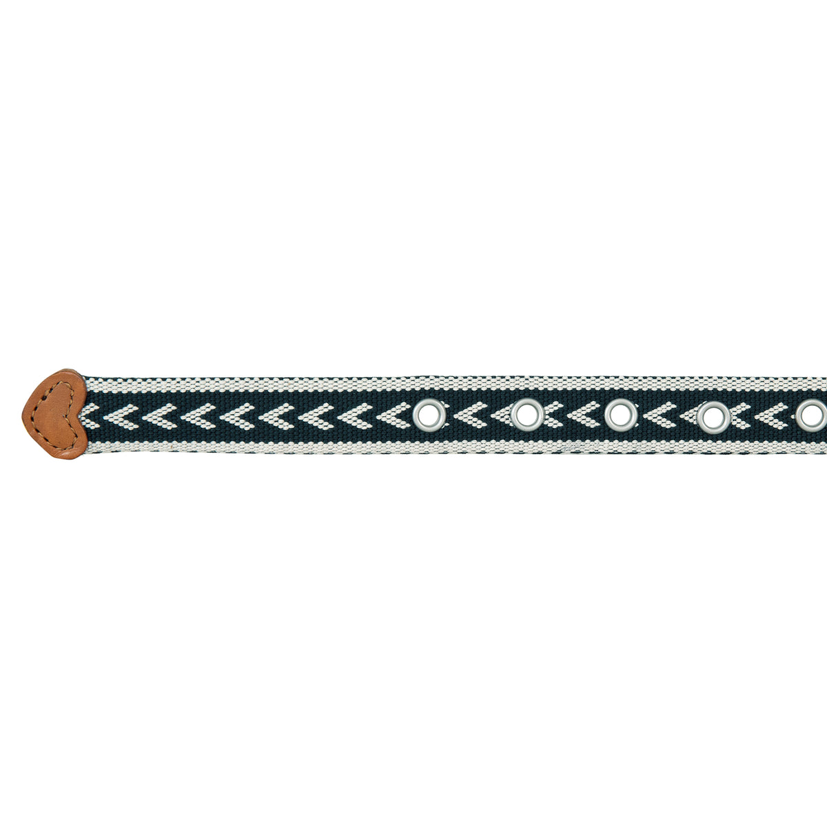 Cascade Woven Belt With Metal Buckle-Navy-5