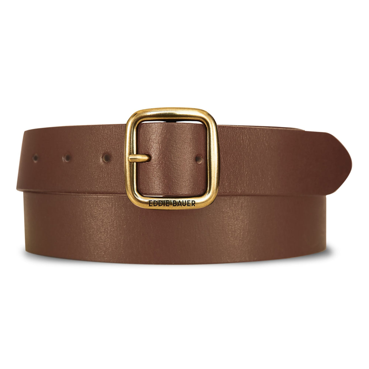 Center Bar Leather Jean Belt-Tan-11