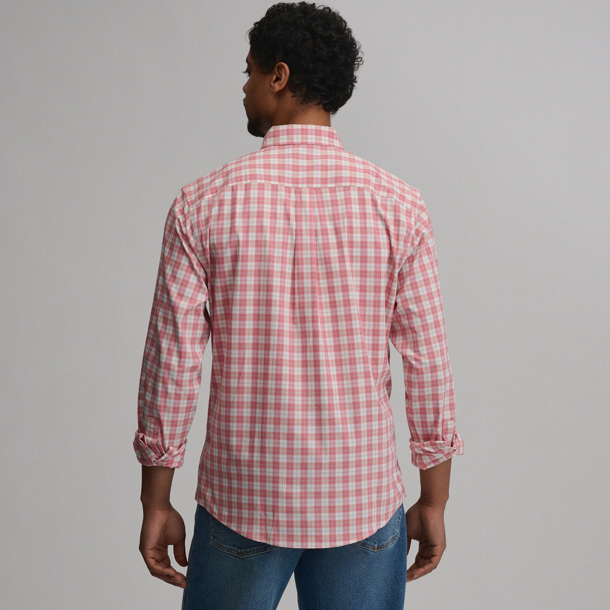 Men's Voyager Flex Long-Sleeve Shirt-Tangelo-2