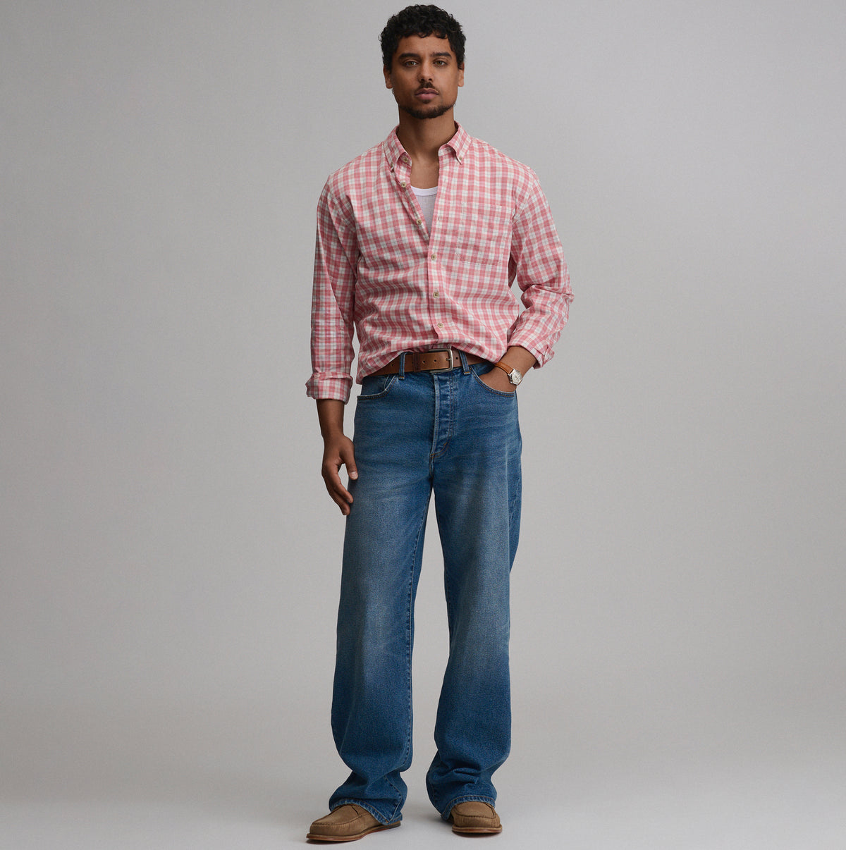 Men's Voyager Flex Long-Sleeve Shirt-Tangelo-4