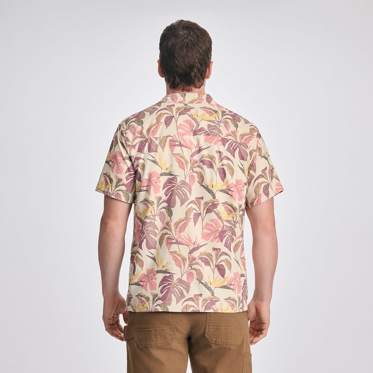Men's SS Destination Camp Shirt--Mineral Red-4