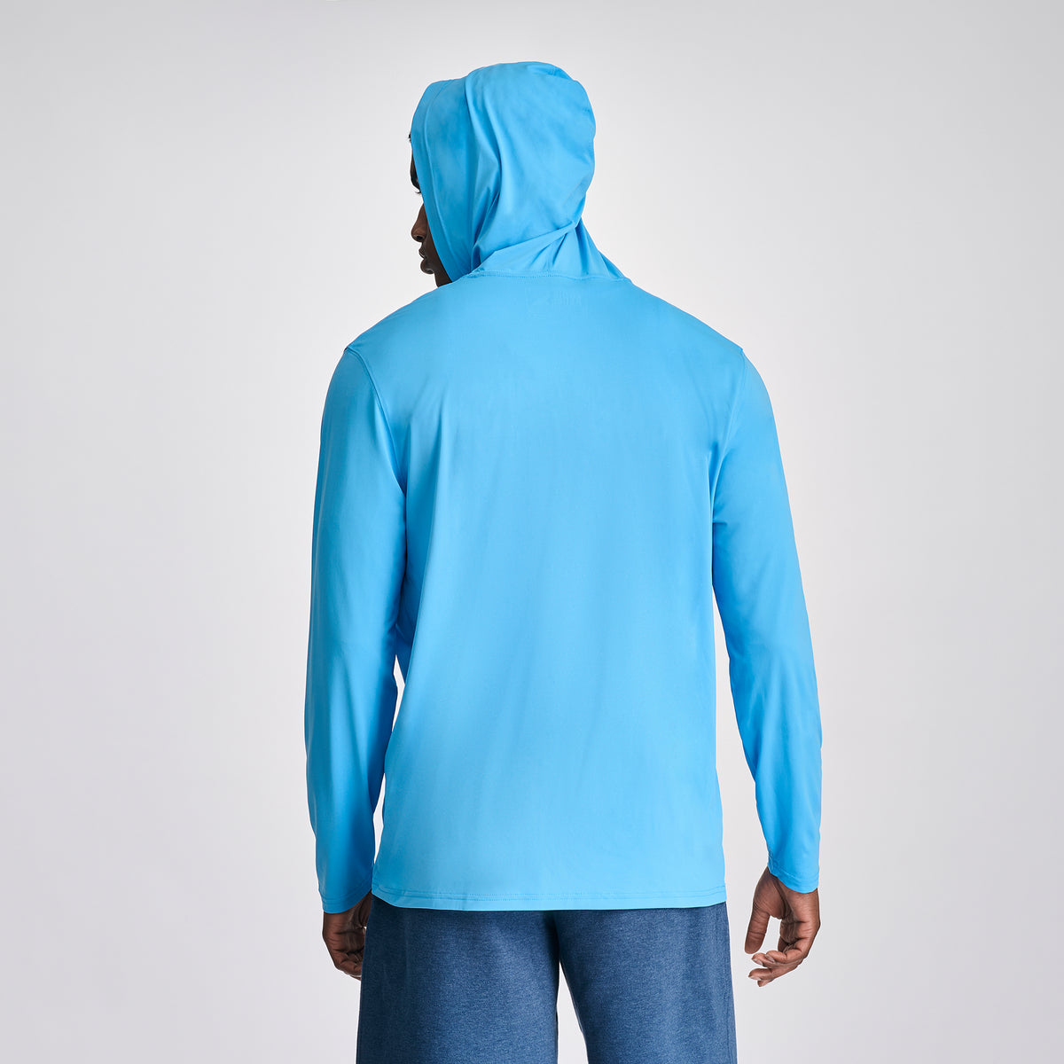 Men's LS Sundrift Upf Po Hoodie-Island Blue-6