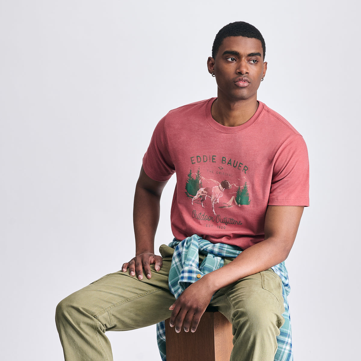 Men's EB Camp Dog T-Shirt-Mineral Red-3