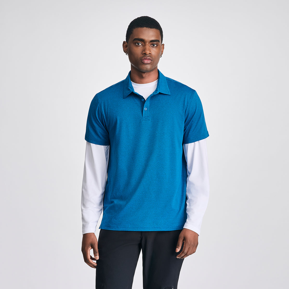 Men's Mountain Trek 2.0 Polo-Dark Blue-1