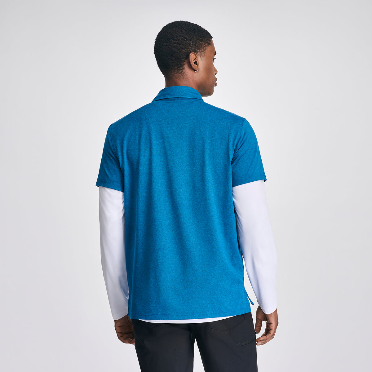 Men's Mountain Trek 2.0 Polo-Dark Blue-2