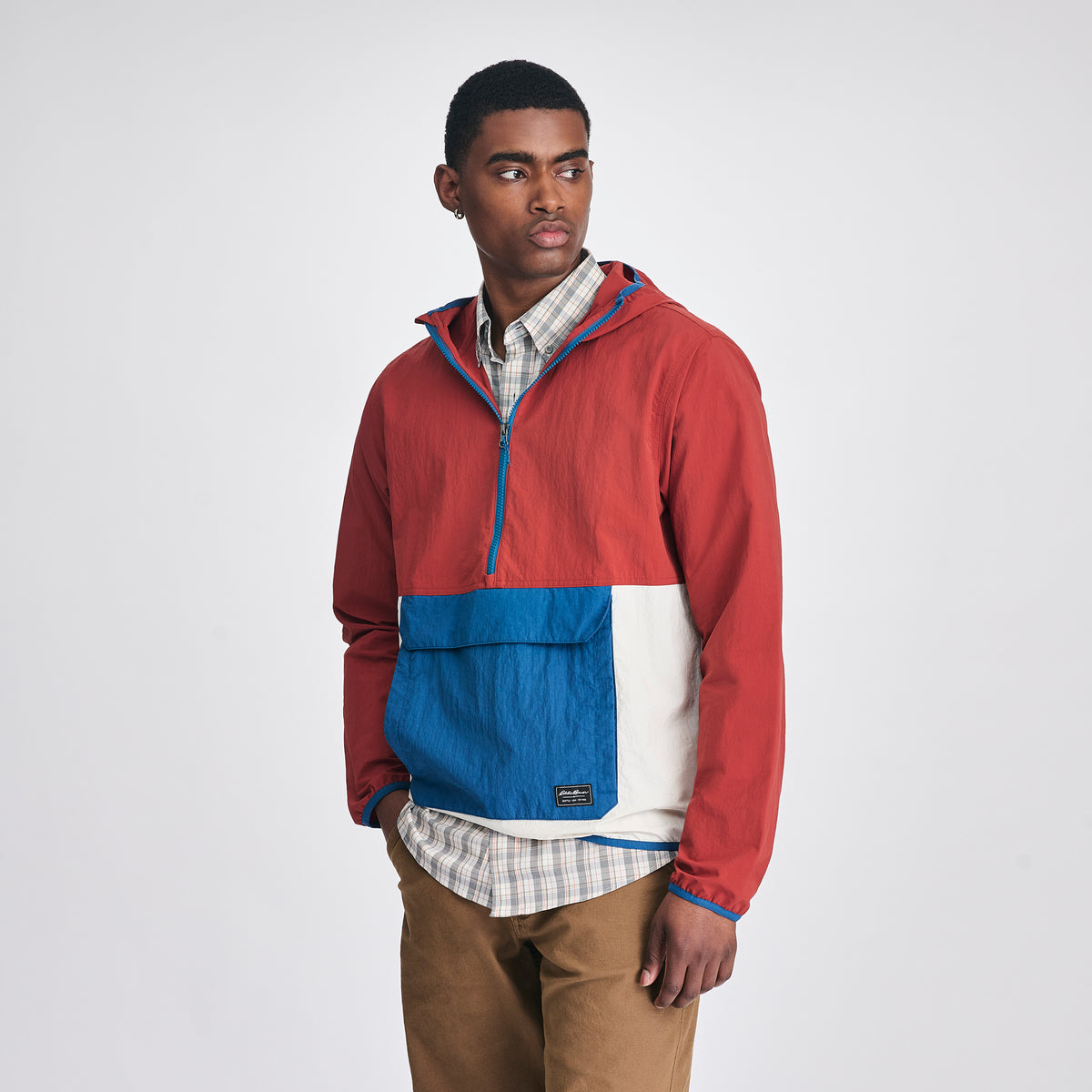 Men's Zephyr Wind Anorak-RADISH-4