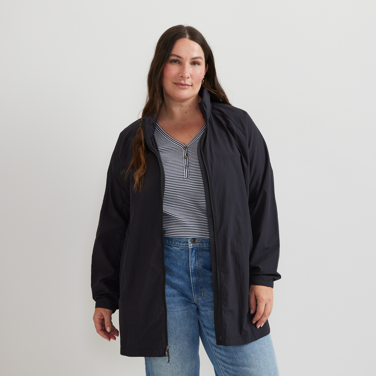 Women's Departure Parka-Black-Plus-C1