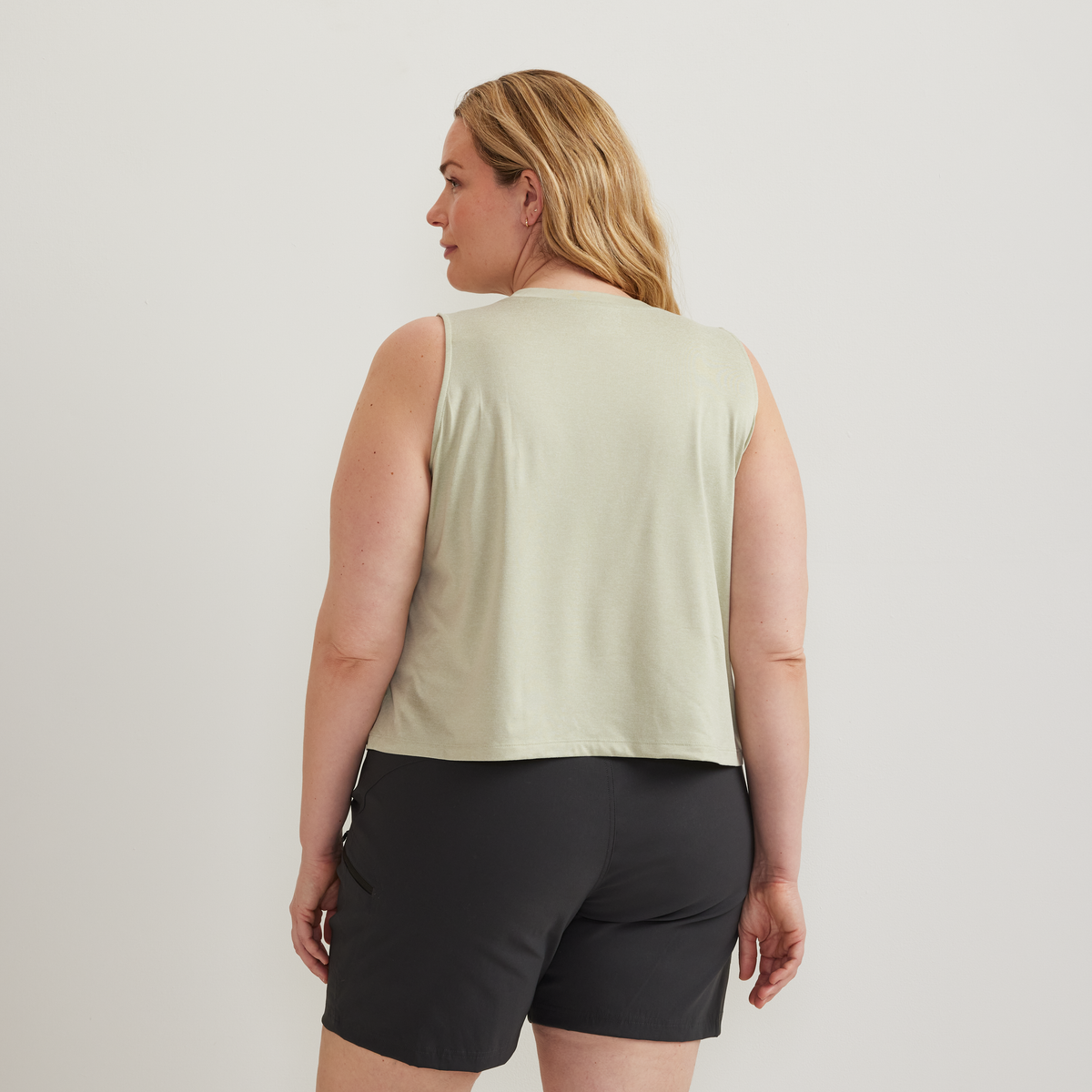 Women's Surreal Travel Tank-Honeydew-Plus-F1