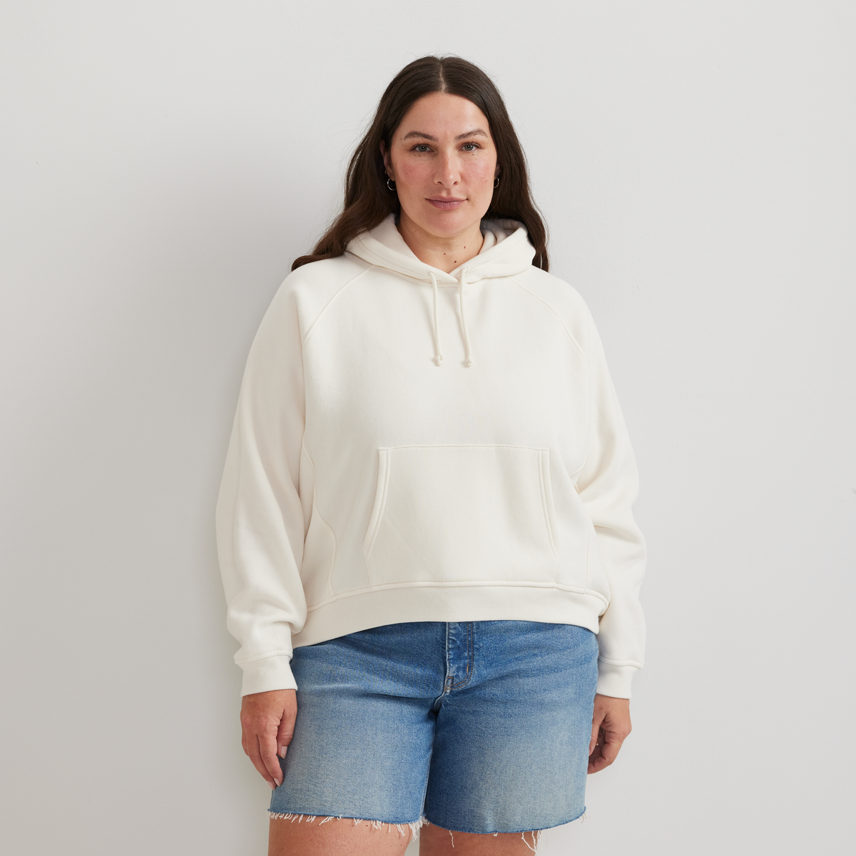 Women's Vintage Soft Pullover Hoodie-Ivory-Plus-C1
