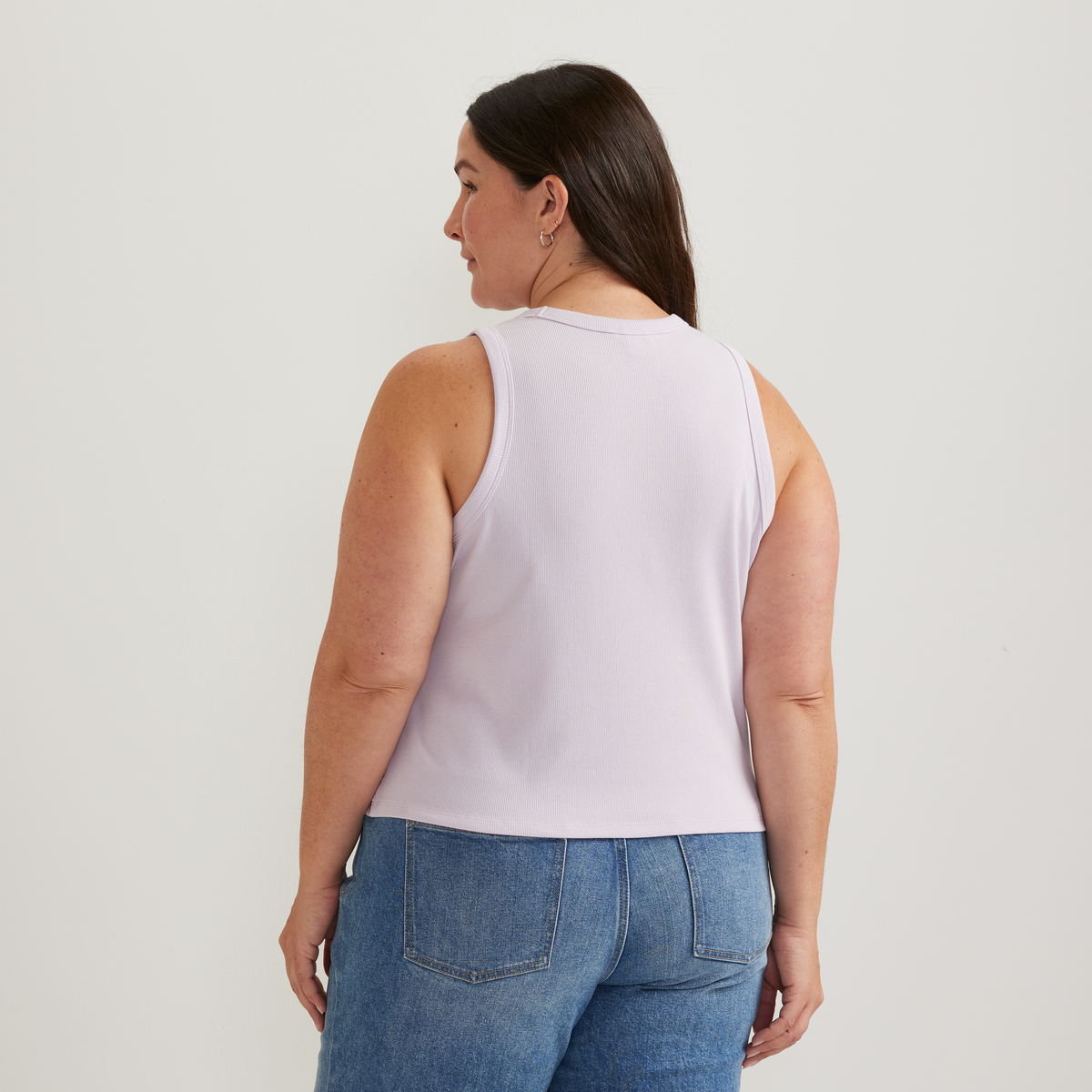 Women's Softline Ribbed Tank-COSMOS-Plus-F1