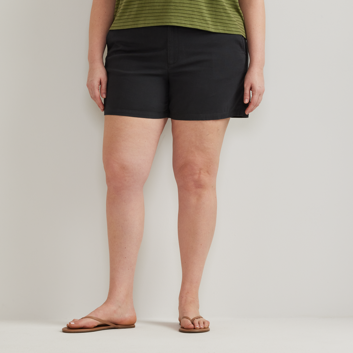 Women's Softened Legend Wash Shorts-Carbon-Plus-C1