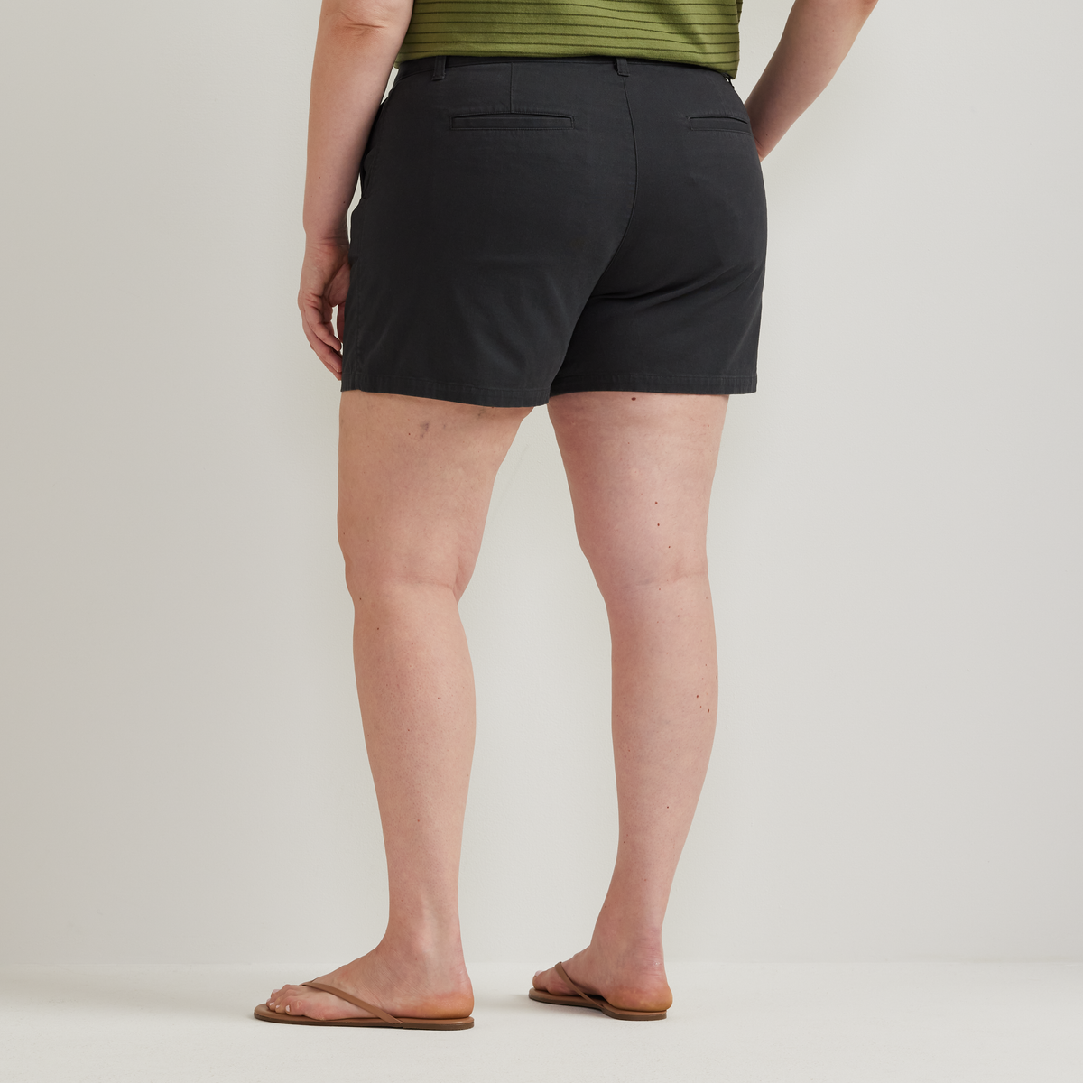 Women's Softened Legend Wash Shorts-Carbon-Plus-F1