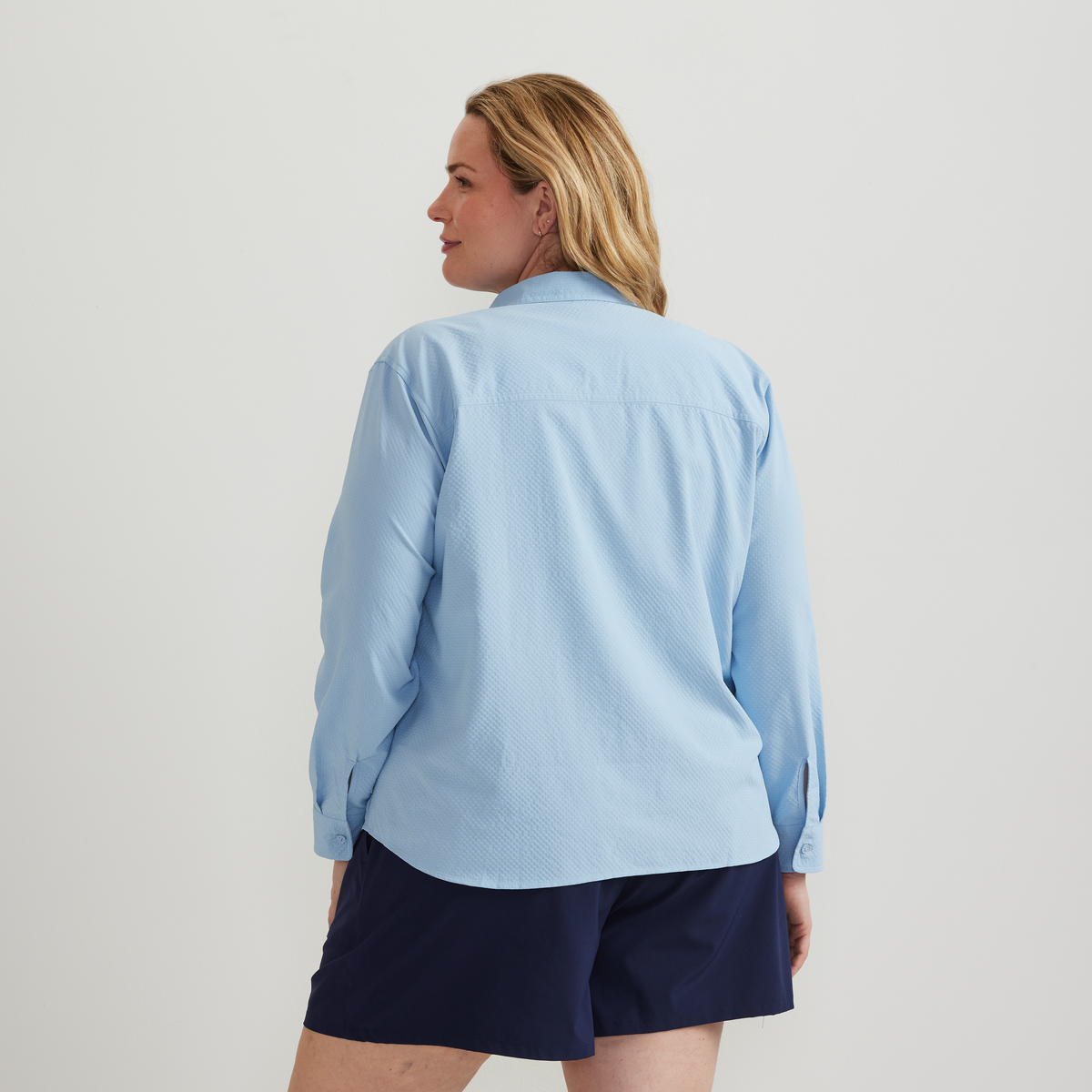 Women's Long-Sleeve Mountain 3.0 Shirt-Solid-Slate Blue-Plus-17