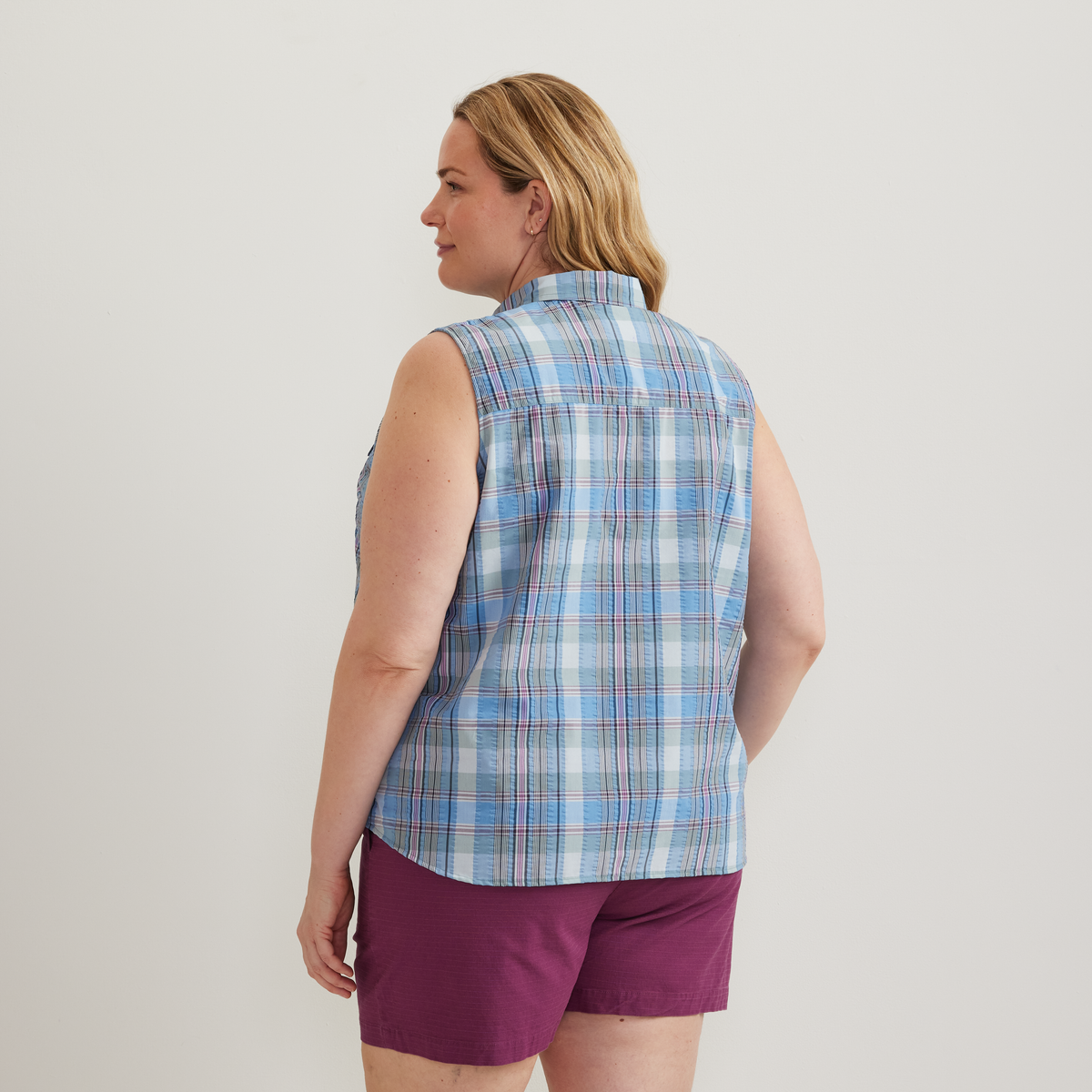 Women's Sleeveless Mountain Shirt 3.0 - Print-Patina-Plus-F1