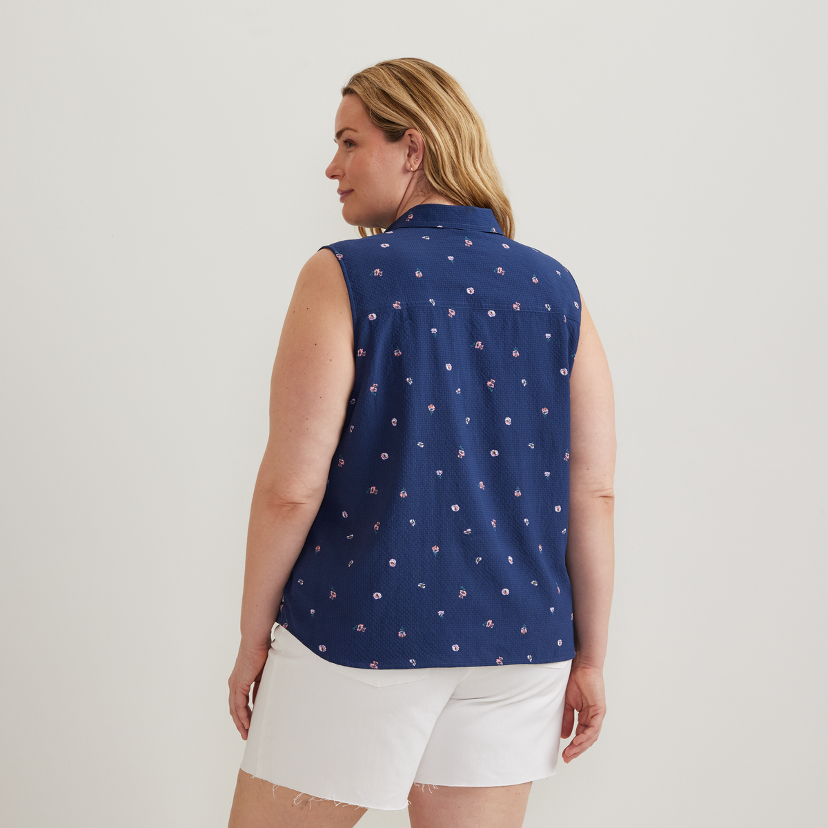 Women's Sleeveless Mountain Shirt 3.0 - Print-Dusk-Plus-F1