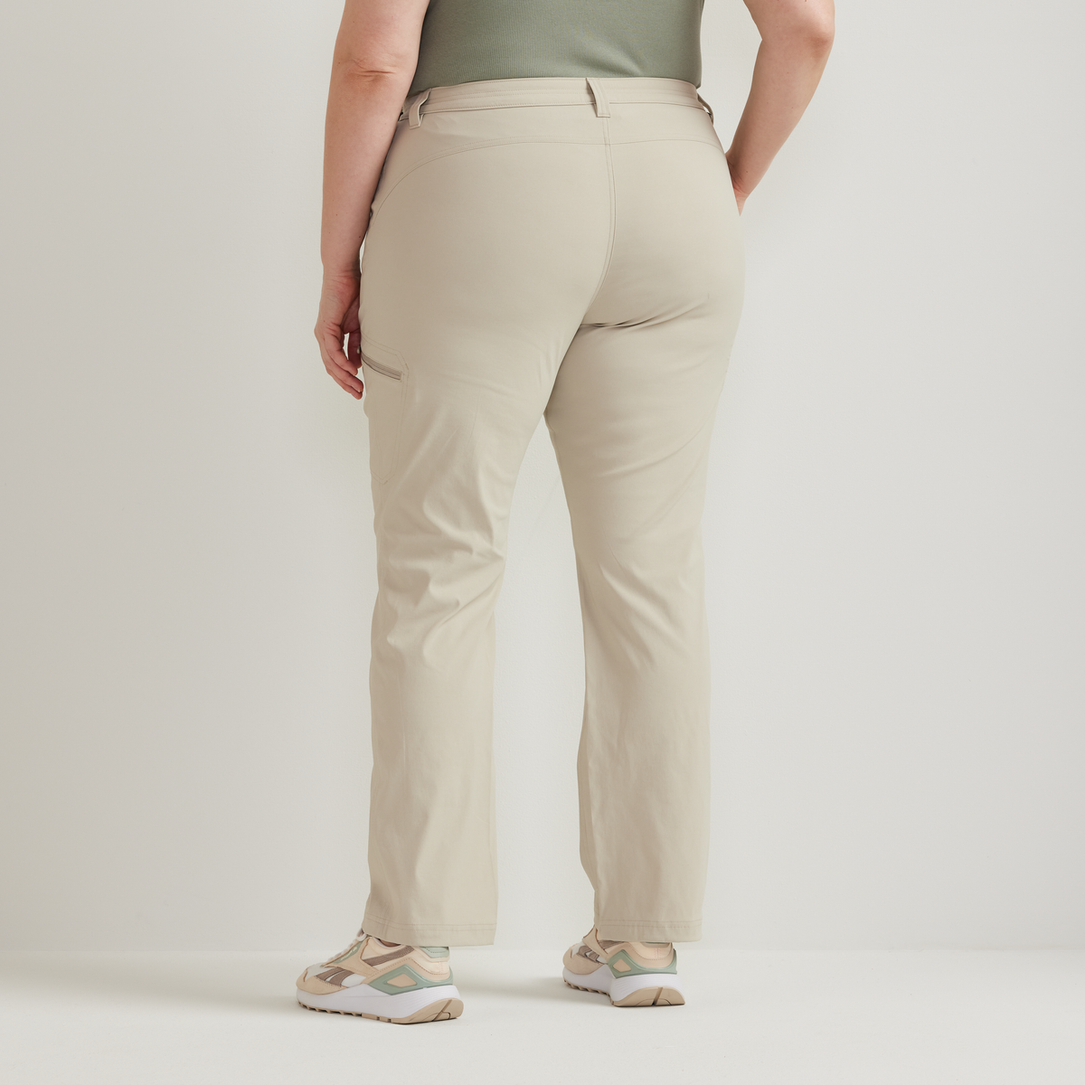 Women's Guide Pro High Rise Pants-Pumice-Plus-F1