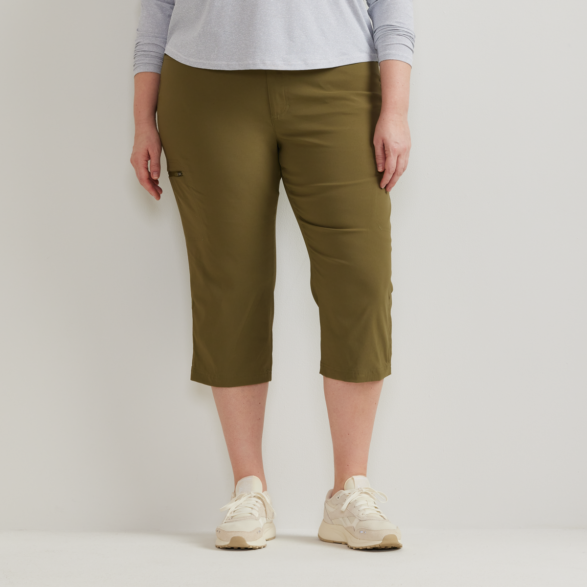 Women's Guide Pro High Rise Capri-Alder-Plus-C1