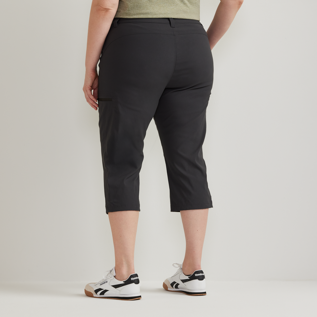 Women's Guide Pro High Rise Capri-Carbon-Plus-F1