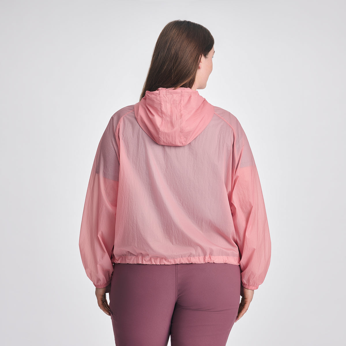 Women's Sunbeam Sheer Windbreaker-Lt Berry-4