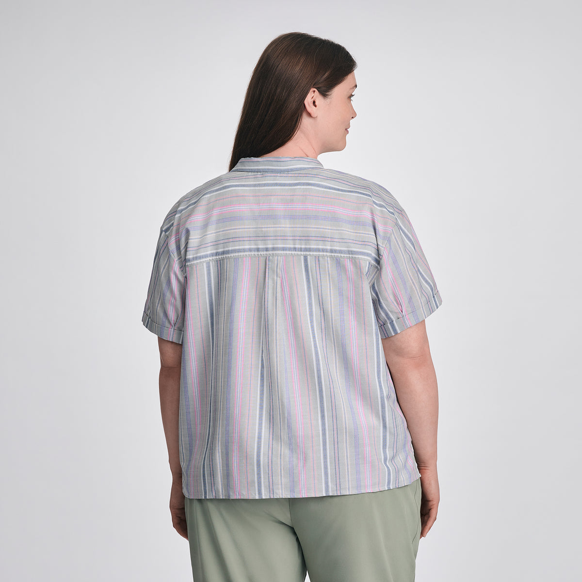 Women's Baja Short-Sleeve Shirt-Herb-2