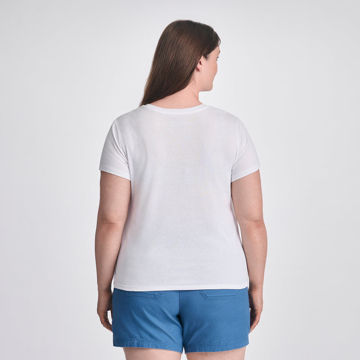 Women's Everyday Short-Sleeve Crewneck T-Shirt-White-6