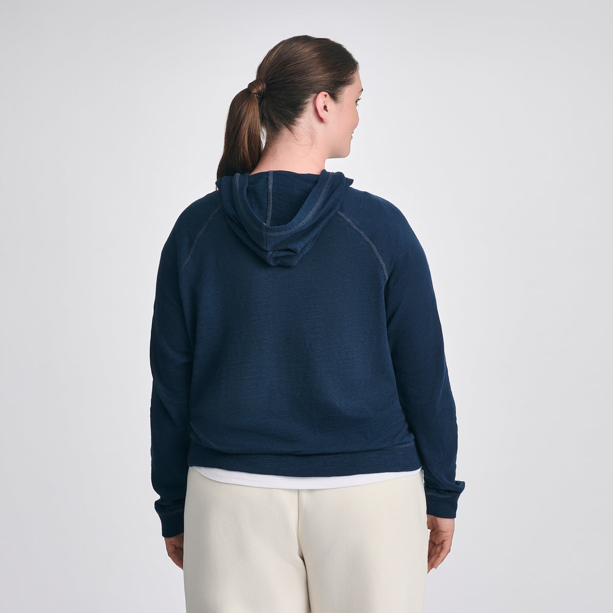 Women's Waverly Cotton Slub Hoodie-Brook-2