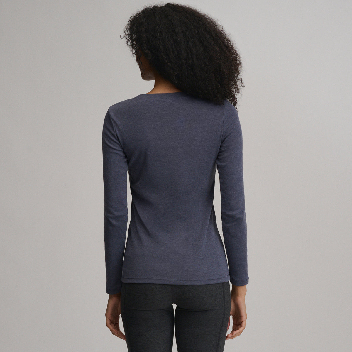 Women's Fav Long Sleeve Crew Neck Tee-Htrindigo-10