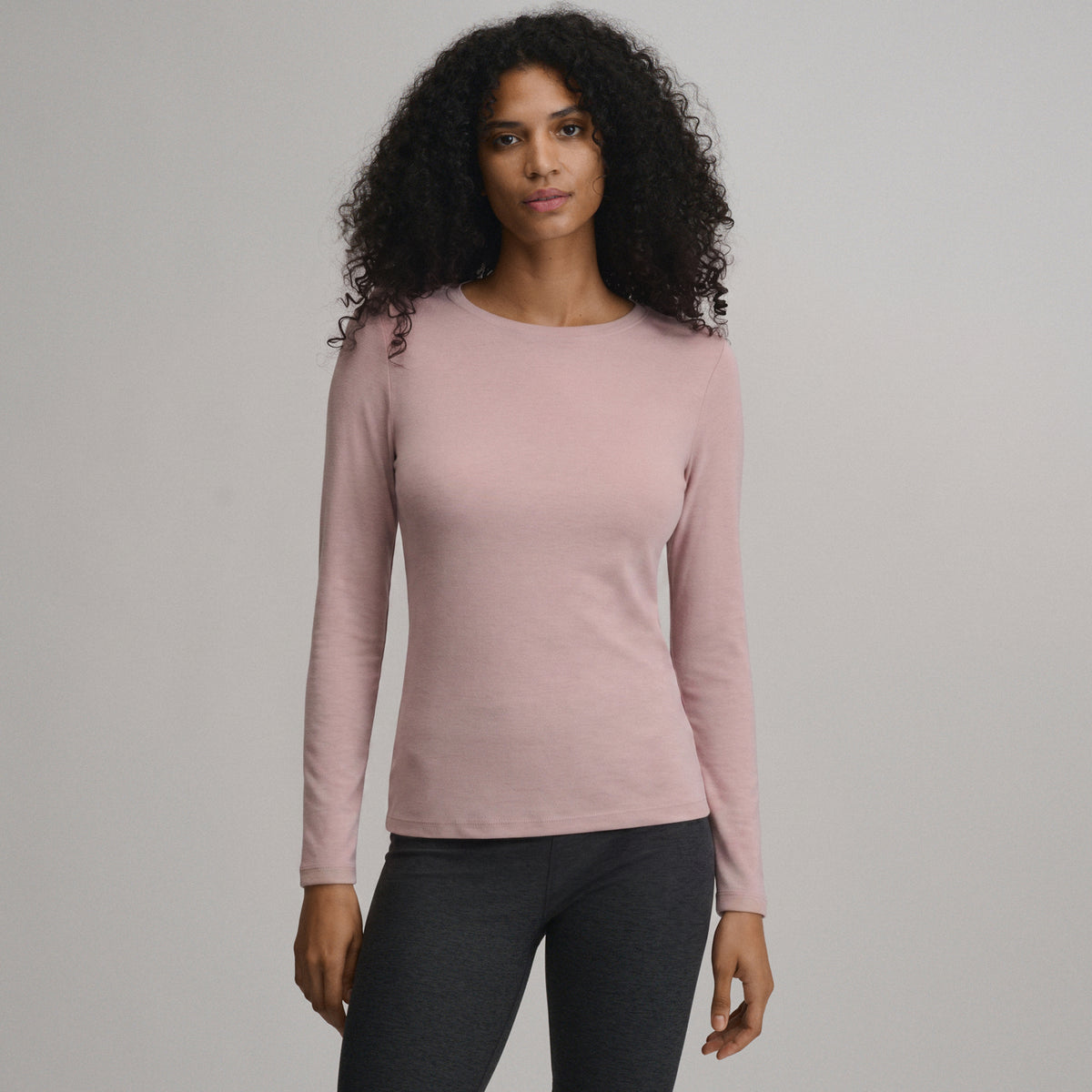 Women's Fav Long Sleeve Crew Neck Tee-Ltplum-17