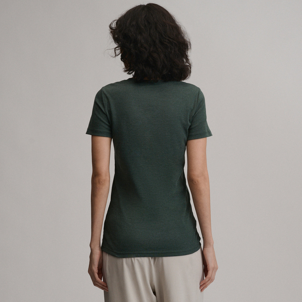 Women's Favorite Short-Sleeve Crew T-Shirt-Dk Hunter-2