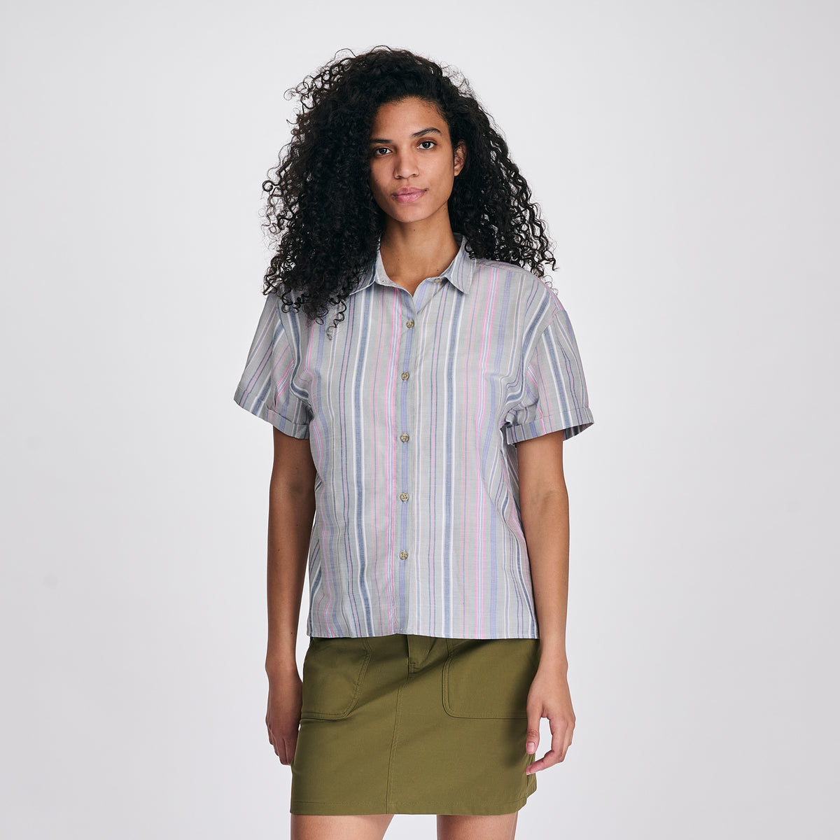 Women's Baja Short-Sleeve Shirt-Herb-Regular-C1