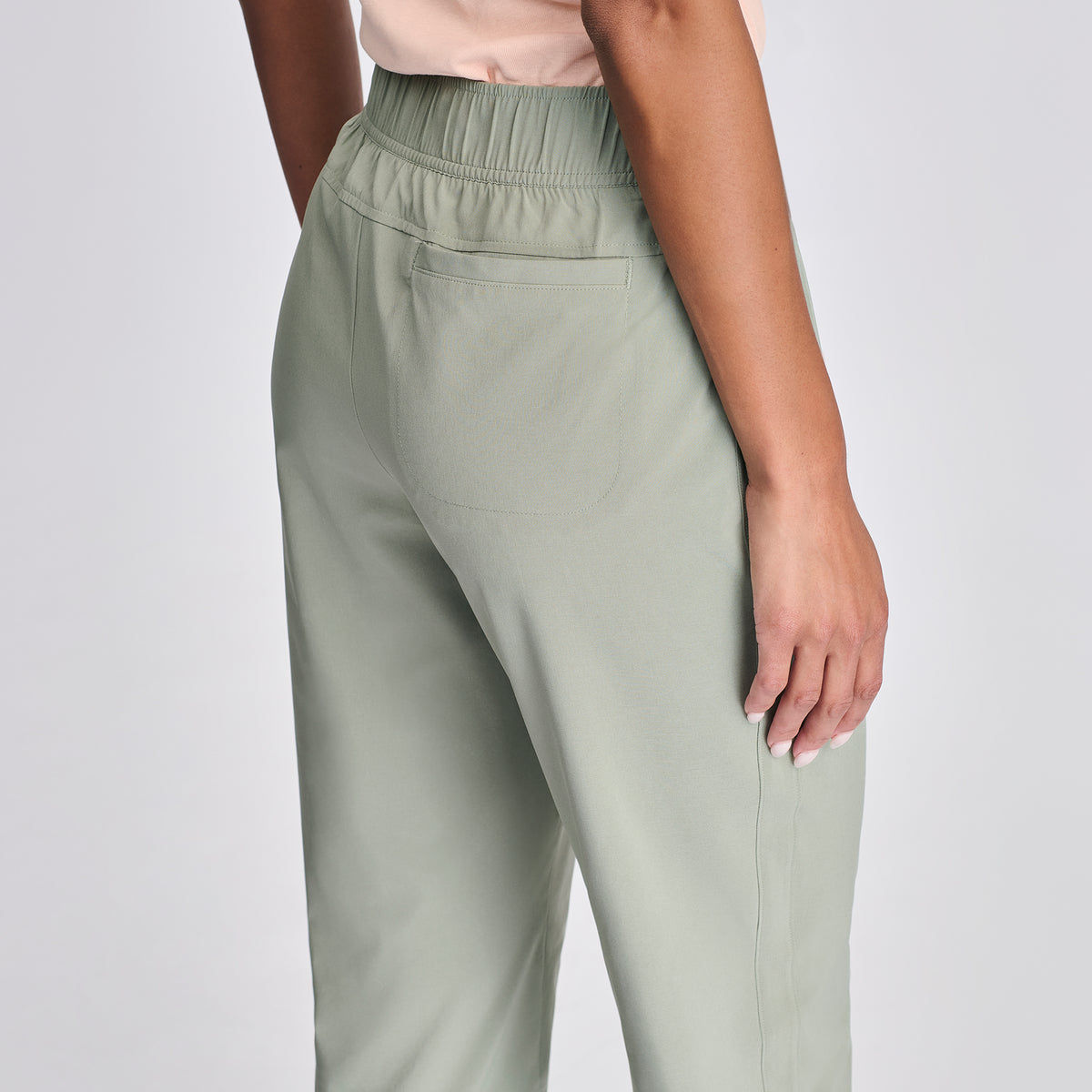 Women's Departure Stretch Mid-Rise Joggers-Regular-Sage-P1